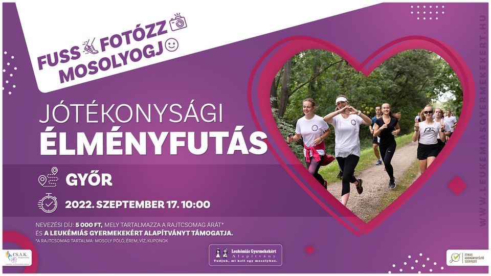 Fuss Fotózz Mosolyogj – Győr 2022. szeptember 17. (2022-09-17)