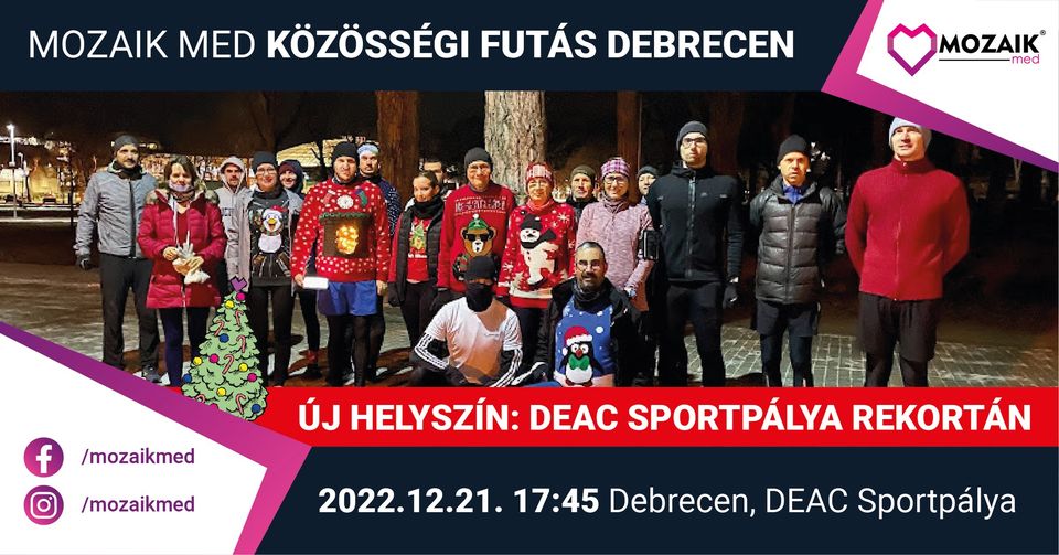Mozaik Med “Karácsonyi Rondapulcsis” Közösségi Futás – Debrecen (2022-12-21)