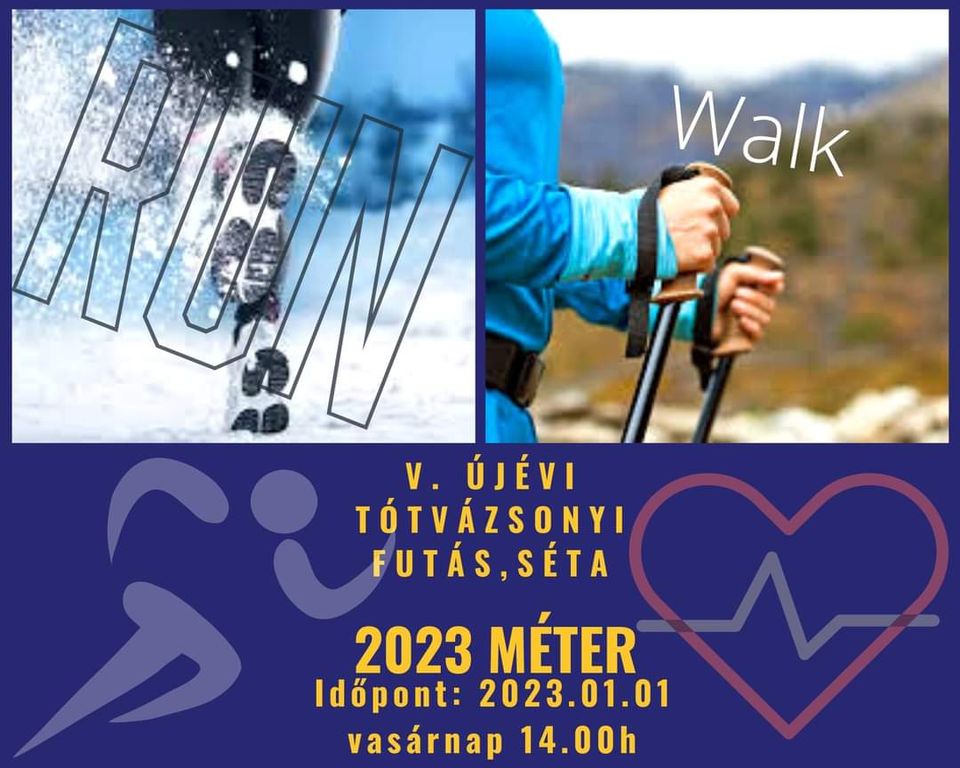 V. Újévi futás, gyaloglás, séta (2023-01-01)