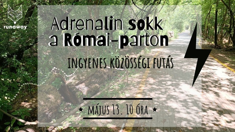 Adrenalin SOKK – közösségi futás a Római-parton (2023-05-13)