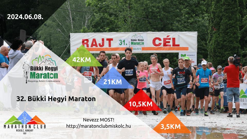 32. Bükki Hegyi Maraton – Kisgyörgy Ádám Emlékverseny (2024-06-05)