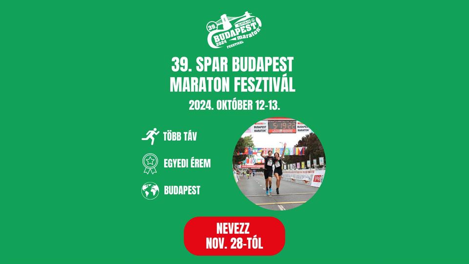 39. SPAR Budapest Maraton Fesztivál (2024-10-12 – 2024-10-13)
